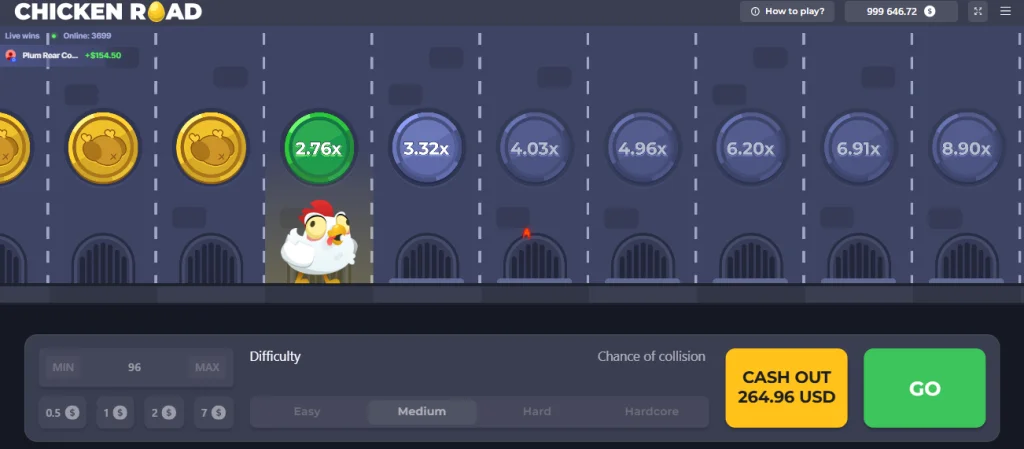 Hra Demo Chicken Road